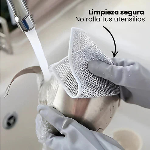 Paños metálicos Multiuso (5 Un. + 2 pastas de regalo!)