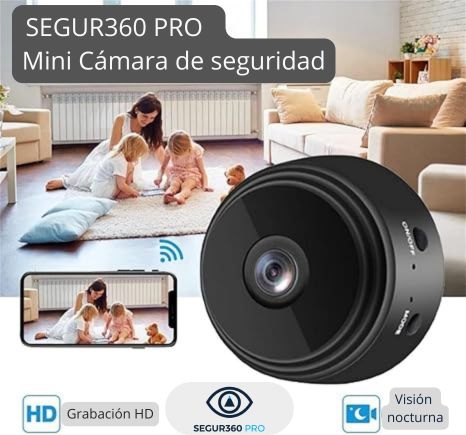 SEGUR360 PRO - Mini Cámara de seguridad